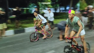 DUEL PANAS JOKI BMX HAMPIR SERI‼️ Fahry Bayek vs Brandal Sasmita | Balap onthel surabaya