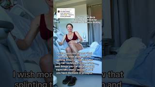 C-Section & Diastasis Healing HACK: Getting In/Out of Bed! Try this! #mom #pregnancy #postpartum