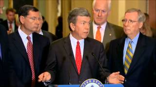 Senator Blunt Discusses the Death Tax at the Leadership Stakeout 7/24/2012