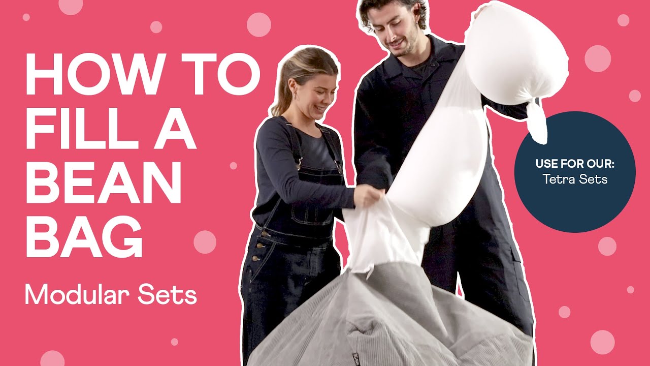 How to Fill a Bean Bag - Modular Sofas (icon Tetra)