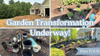 Garden Makeover!✨  Planting 72 new plants & Front Garden Tour