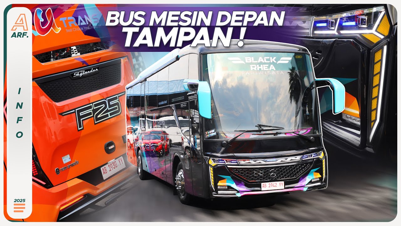 Bus Mesin Depan Ter-TAMPAN !! Inilah Skylander F25 Pertama di Indonesia Milik U Trans