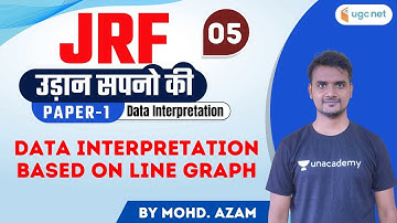 NTA UGC NET JRF 2021 | Data Interpretation by Mohd. Azam | Data Interpretation Based on Line Graph