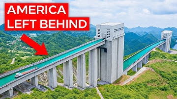 China’s INSANE Ship Lift Over Mountains Leaves America Speechless