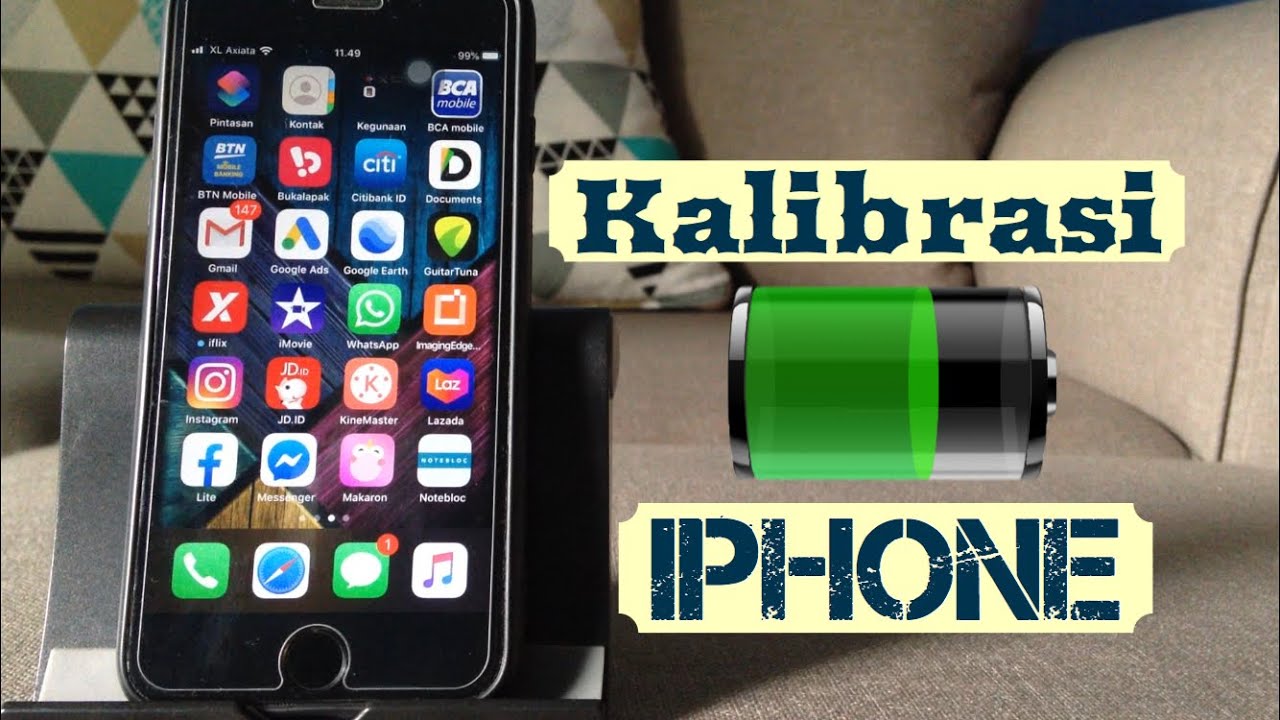 Tips dan Cara Kalibrasi Baterai iPhone - YouTube