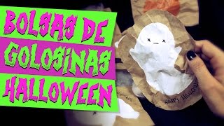 BOLSAS PARA DULCES, ¡RECICLADAS! 🎃 🕸 ( Manualidades para Halloween)