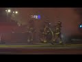 Car fire shuts down southbound lanes of North Freeway in Houston