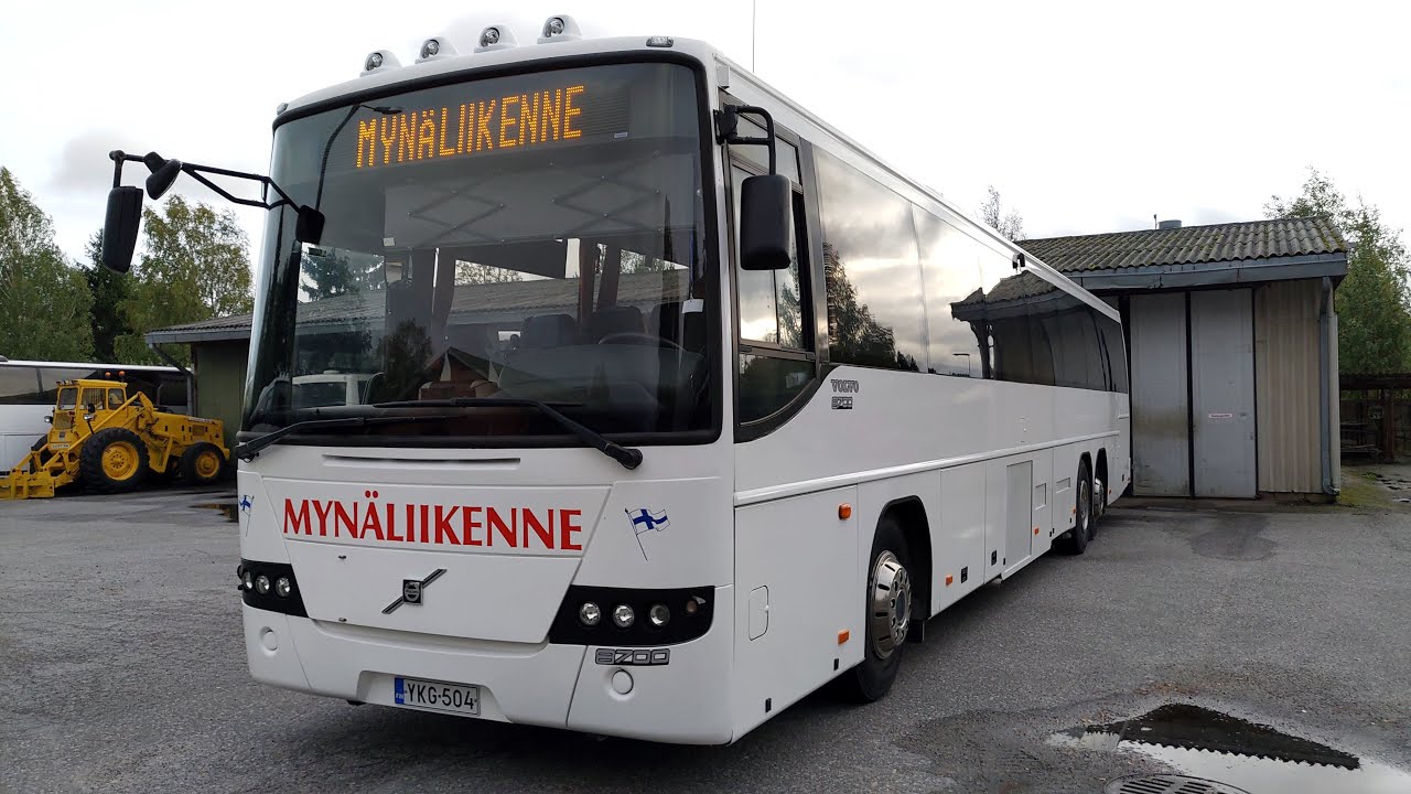 📼 Starting up a Volvo 8700 / B12M 6x2 | Mynäliikenne 5 (I-Shift)