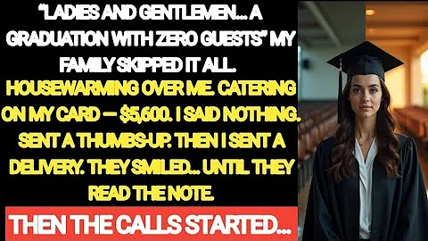 “Ladies And Gentlemen… A Graduation With Zero Guests,” My Uncle Said, While Filming Me In The Empty