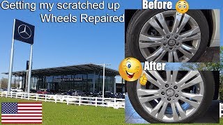 Resurfacing rims - Mercedes Benz S550 - Fort Mitchell