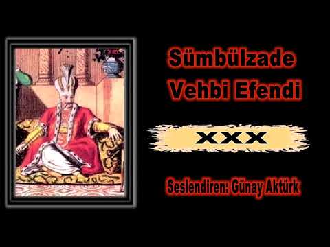 Sümbülzade Vehbi Efendi Padişaha Yazdığı Şiir