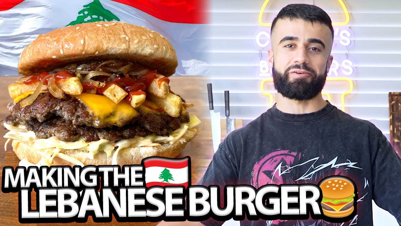 The ICONIC Lebanese Coleslaw Burger Recipe YouTube