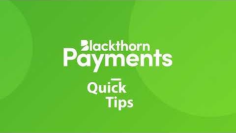 Blackthorn Payments Quick Tip - Adding the Virtual Terminal to the Salesforce Lightning Experience