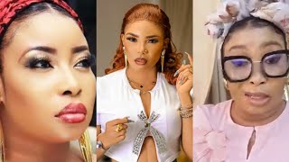 ACTRESS LIZZY ANJORIN RAIN CURSES ON ACTRESS IYABO OJO AND FANS ON LIVE VIDEO