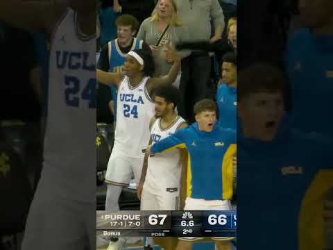 THRILLING FINISH: No. 4 Purdue vs. UCLA