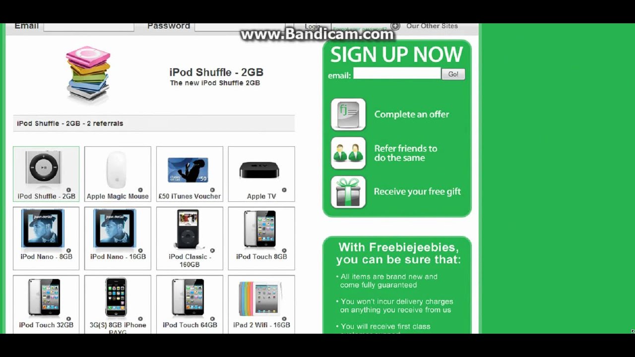 FreebieJeebies Proof + How to sign up and get free gadgets