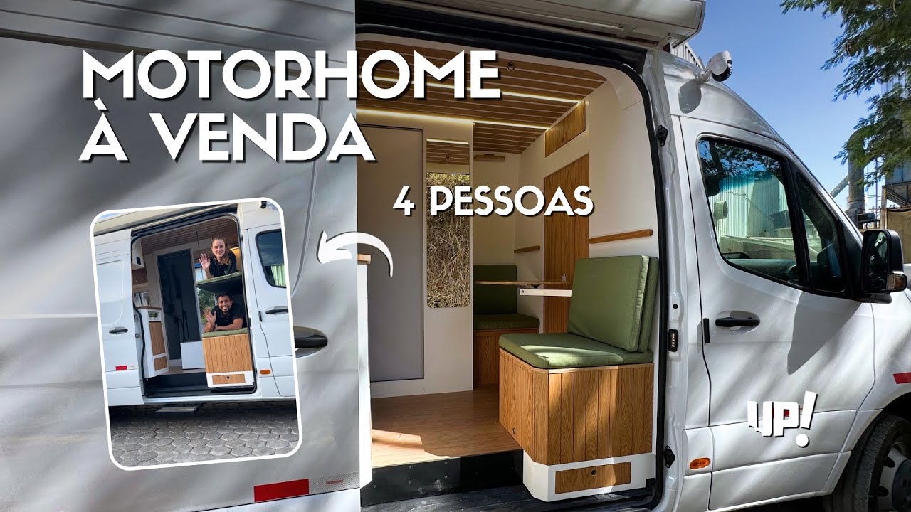 TOUR COMPLETO MOTORHOME PARA 4 PESSOAS | UP! Smart Família