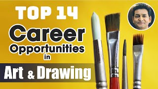 Top 14 Career Opportunities in ART and DRAWING | Best Career Options in ART | Art Samachar - 6 #job