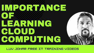 Importance of learning Cloud Computing