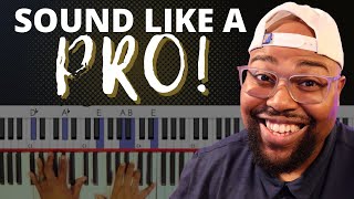 Easy Passing Chord Ideas you can use TODAY! | Gospel Piano Tutorial I Learned These Passing Chords From Pj Morton Piano Tutorial