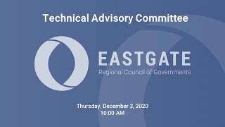 December 2020 Technical Advisory Committee Meeting