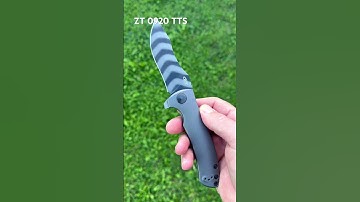 Zero Tolerance 0920TTS Les George CPM20CV Sprint Run Titanium Tiger Stripe