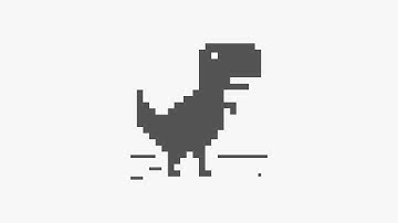 T-Rex RUNNER! | Google Chrome Game 3448 High Score #001