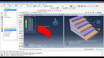 Abaqus Tutorial Videos - Static analysis of a composite plate