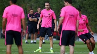 Training session (12/09/2014). Final session before Athletic Bilbao