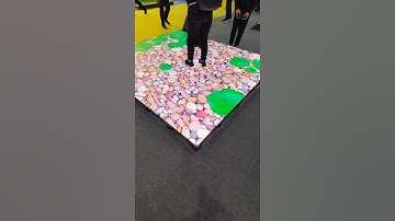 Interactive floor tile LED display-increases fun #ledinstallation #leddisplay #ledmodules #ledlight