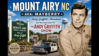 "Exploring Mount Airy NC, Andy Griffith's Hometown | Squad Car Tour, Wally's & The Darlings Cabin"