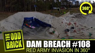 LEGO Dam Breach #108 - Red Army Invasion in 360°