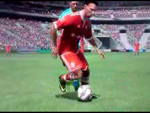 Fifa 10 Demo - Ribery Skilled Dribble Close-Up