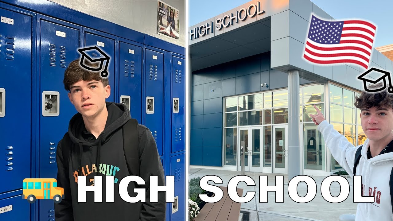 MEU PRIMEIRO DIA NA HIGH SCHOOL  - Estudando nos EUA