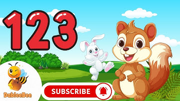 Counting Critters 1-10 @DableeBee  | Fun counting animals | Kids Nursery Rhymes and Songs