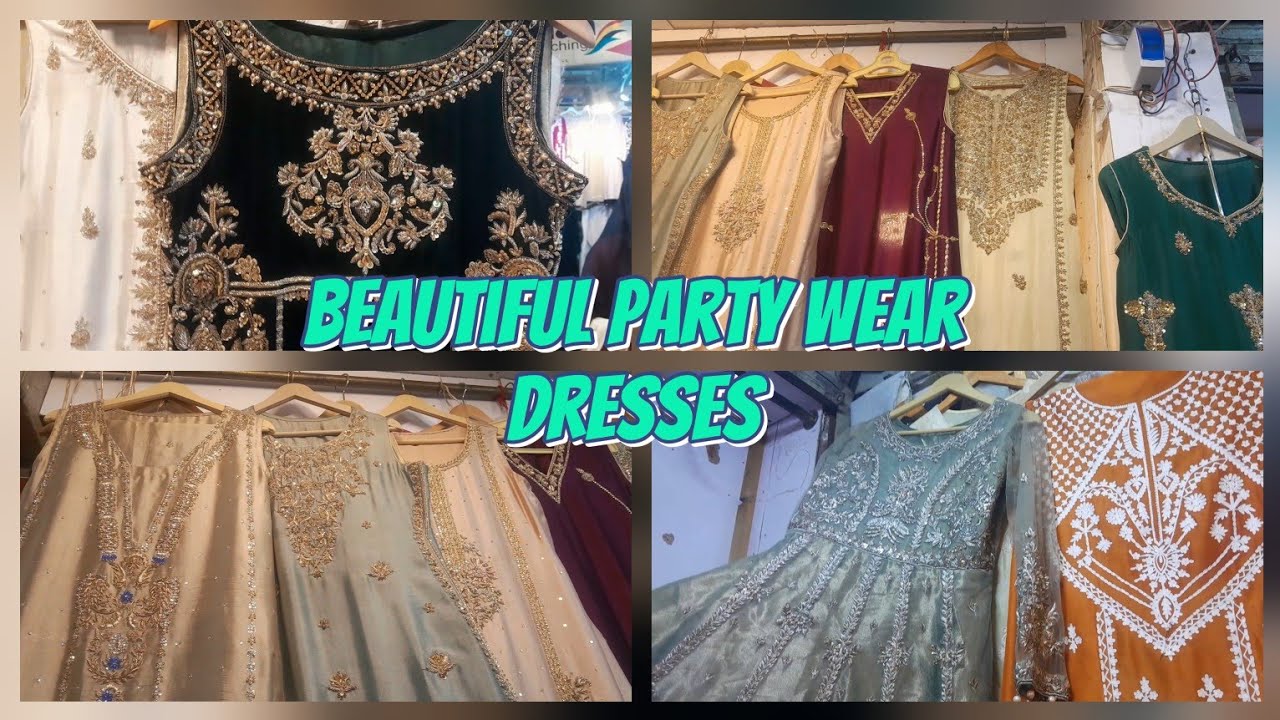 New pakistani dresses for girls/ beautiful party wear dresses/ari work/tread work/liberty basement 