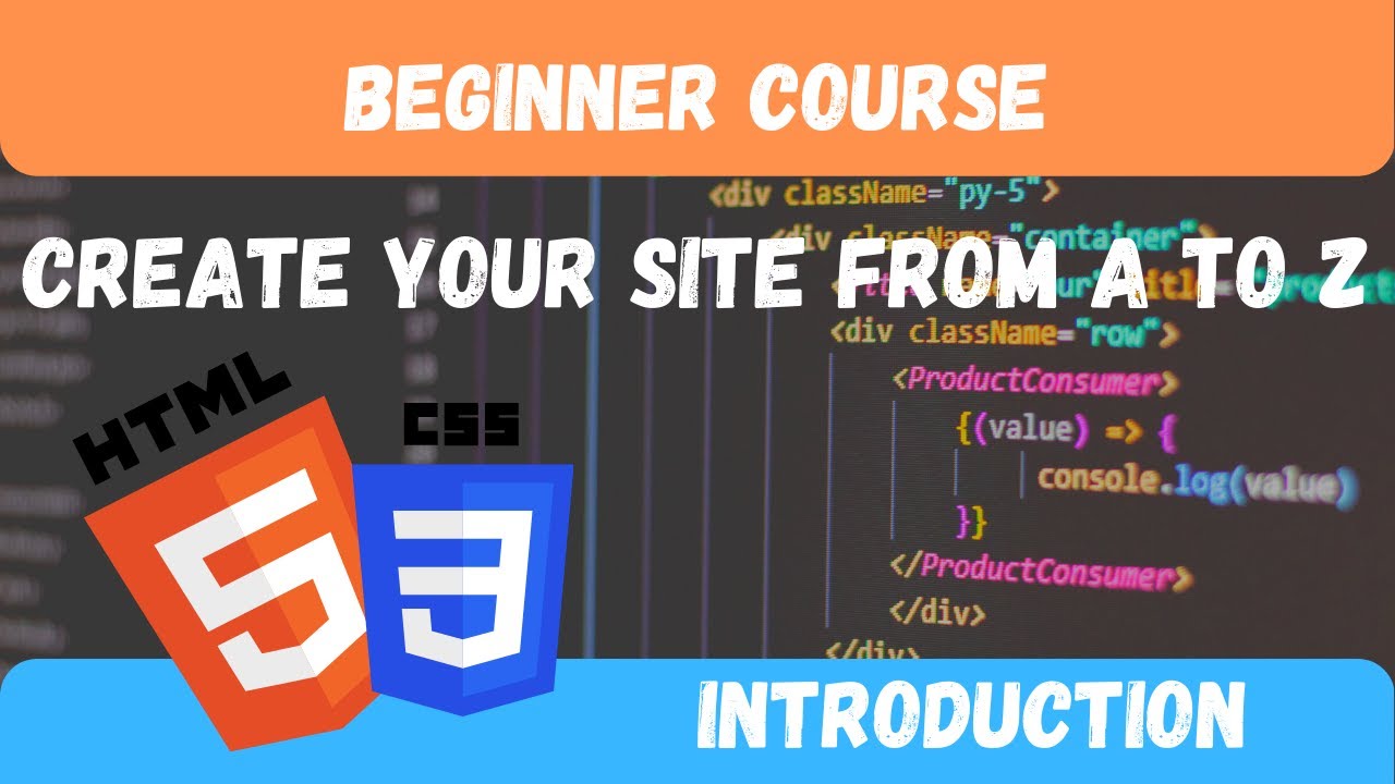 Learn HTML and CSS and Build Your Site in 2023 - Complete Tutorial for Beginners PART 1
