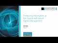 Protect Information at the Source with Azure Rights Management Service | July 2015
