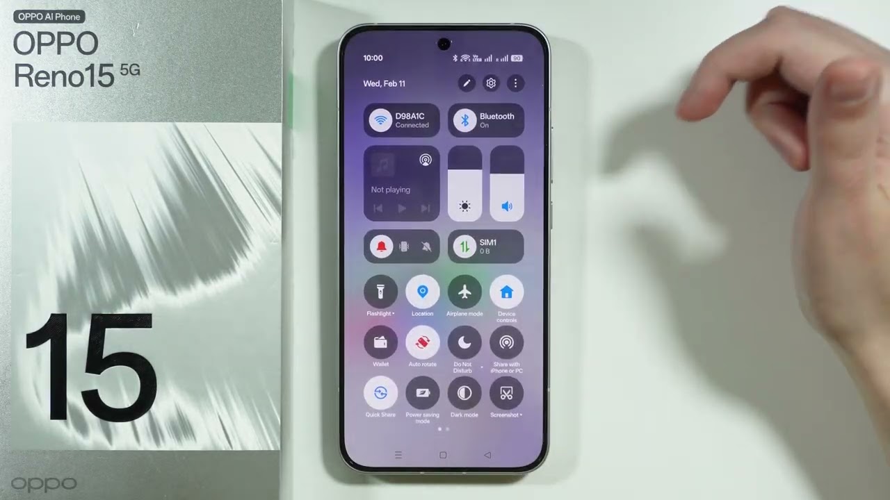 OPPO Reno 15: How to Rotate Screen
