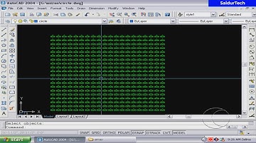 How to use ARRAY for Column and Row in AutoCAD Bangla Tutorial.