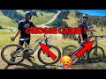 ON CASSE NOS 2 VELOS AU BIKE PARK LES GETS ! // CRASH EN BACKFLIP