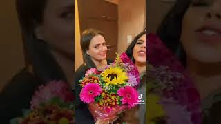 Otra vez!! Beso de Celia Lora y Lizbeth Rodríguez 🤤🤤🤤