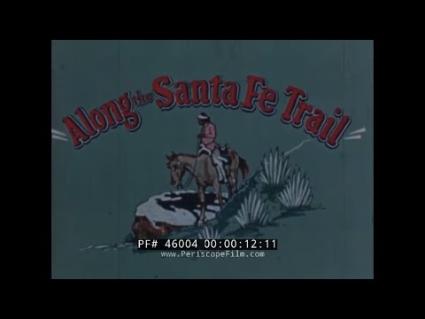 SANTA FE RAILROAD 1950s WESTERN USA TRAVEL FILM   46004