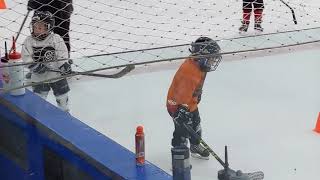 #JLW has started learn to play in Canada. Here he's 4
