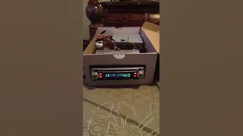 Car radio built into Nike shoe box