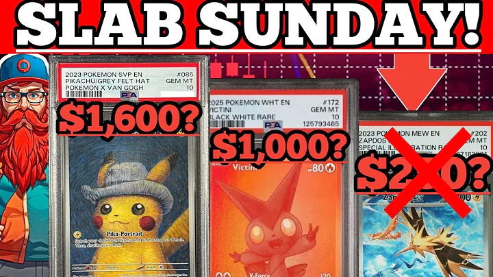 POKEMON SLAB SUNDAY! MONTHLY GRADED CARD MARKET UPDATE + GIVEAWAY!