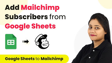 How to Add Subscribers to Mailchimp for New Google Sheets Rows