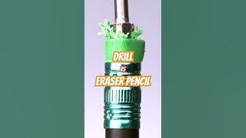 드릴로 지우개 연필 뚫기 ASMR #macro #satisfying #shorts