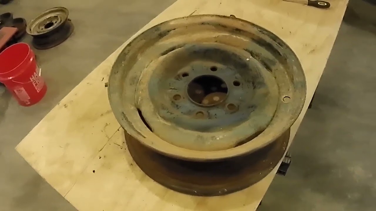 Sanding & Painting Steel Wheels