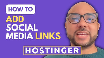 How to Add Social Media Links in Hostinger Website Builder